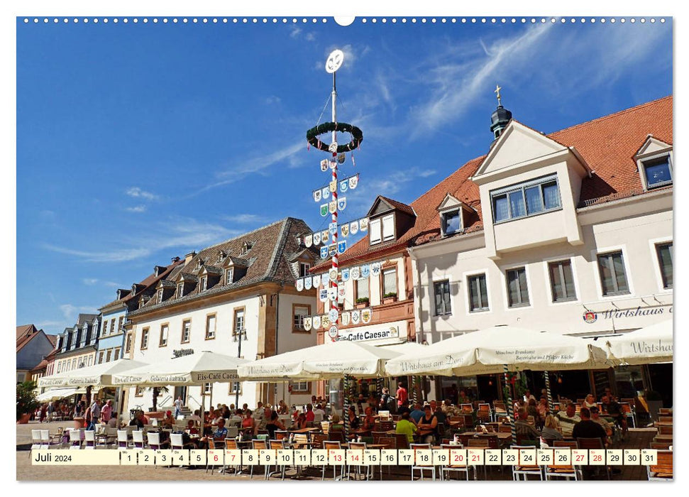 Worth seeing Speyer - imperial cathedral city on the Rhine (CALVENDO Premium Wall Calendar 2024) 
