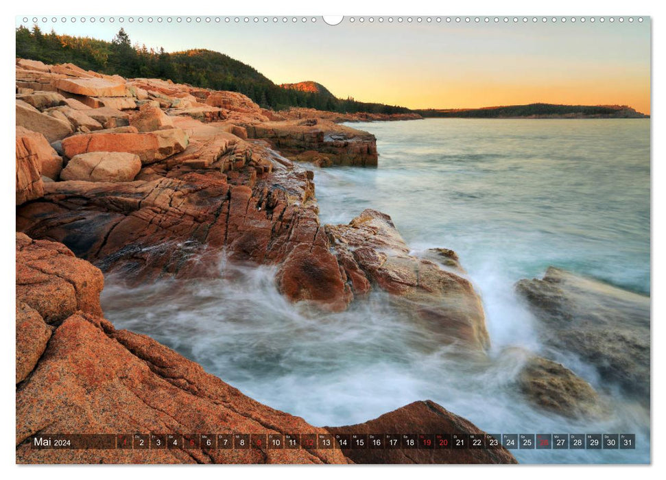 Neuengland - Von Rhode Island bis Maine (CALVENDO Premium Wandkalender 2024)