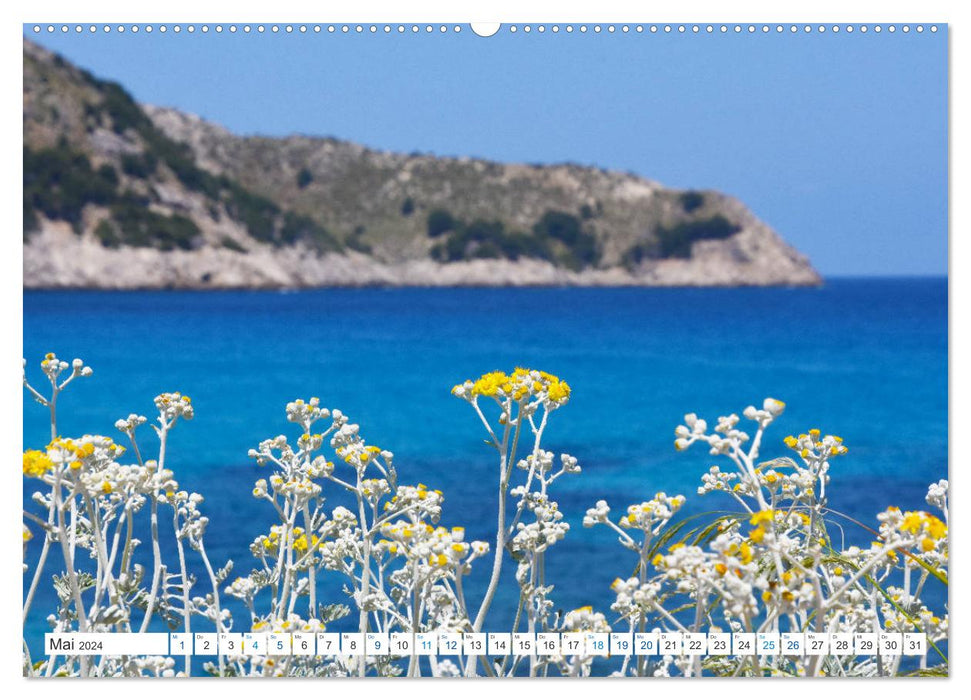 Mallorca - Azure blue Mediterranean to dream about (CALVENDO wall calendar 2024) 