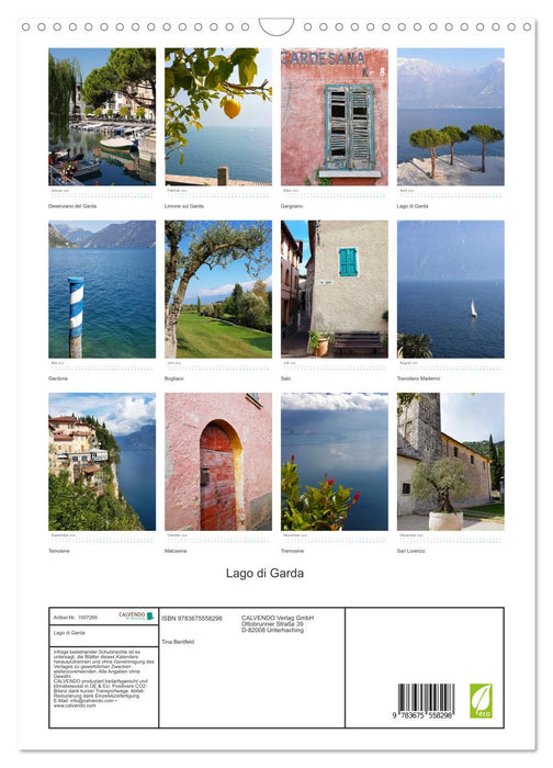 A magical trip around Lake Garda (CALVENDO wall calendar 2024) 