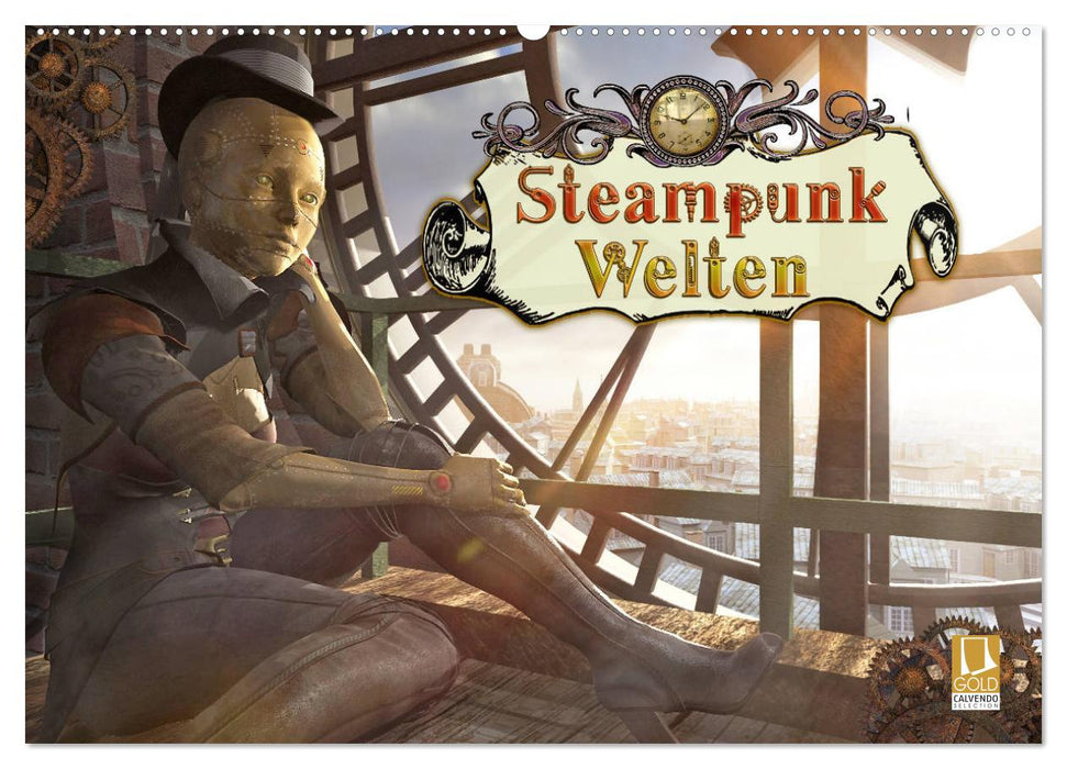 Steampunk Welten (CALVENDO Wandkalender 2024)