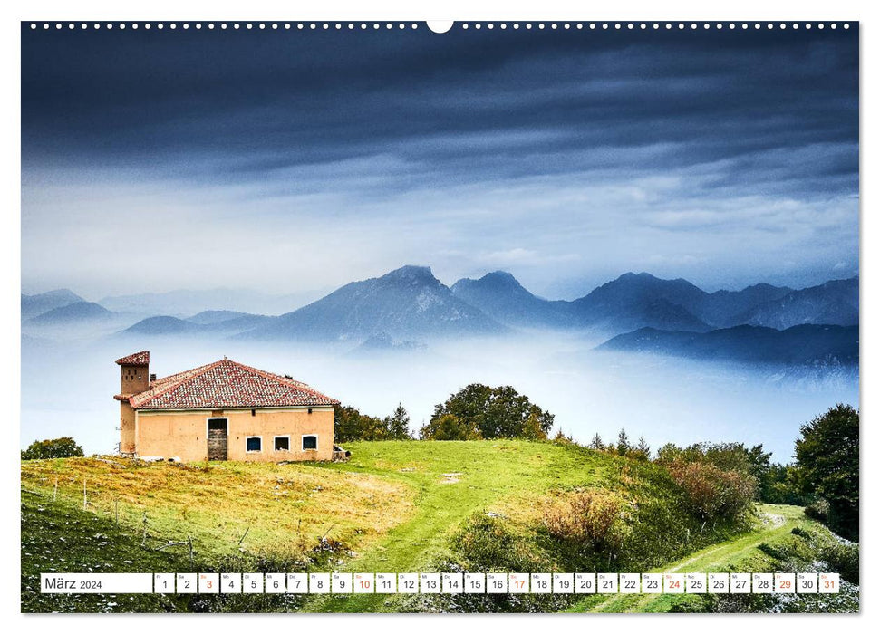 Wege durch die Alpen (CALVENDO Wandkalender 2024)