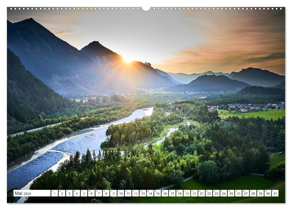 Paths through the Alps (CALVENDO wall calendar 2024) 