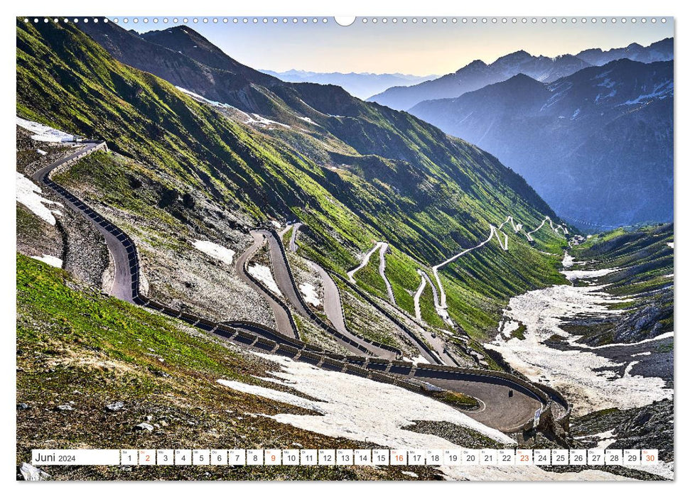 Paths through the Alps (CALVENDO wall calendar 2024) 