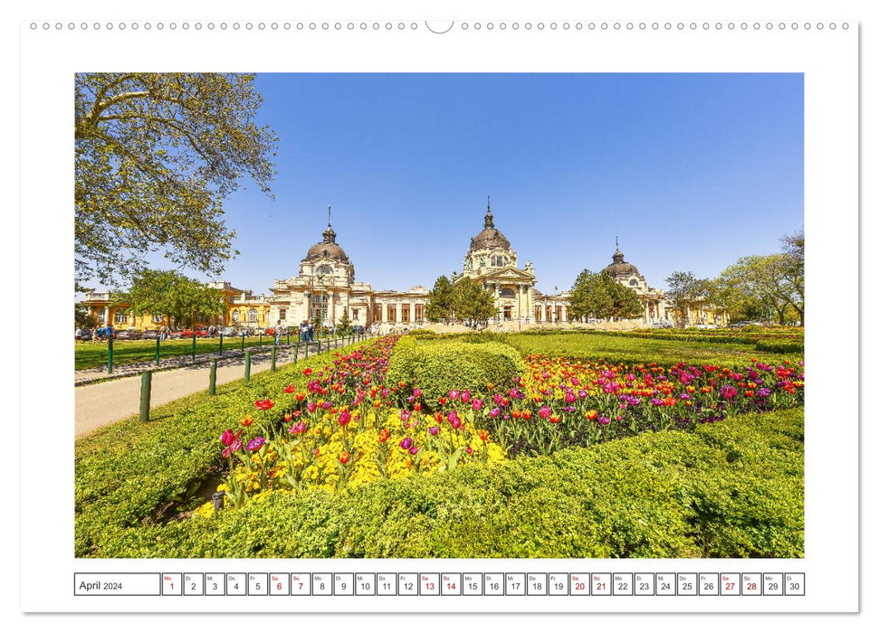 Grüße aus Budapest (CALVENDO Premium Wandkalender 2024)