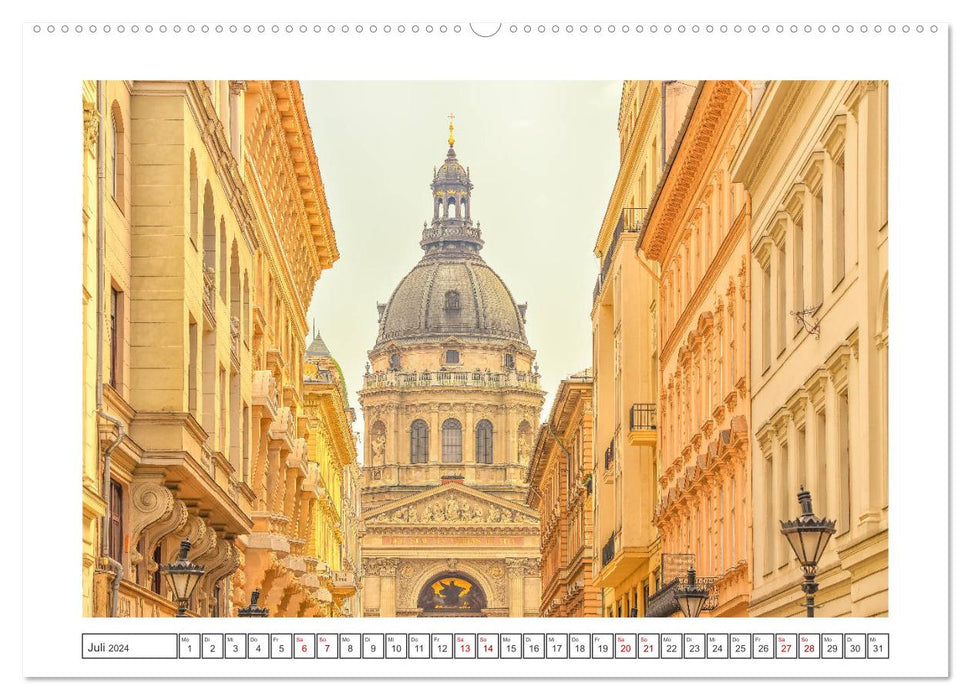 Grüße aus Budapest (CALVENDO Premium Wandkalender 2024)
