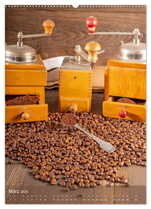 Kaffee für ein Genusserlebnis (CALVENDO Wandkalender 2024)