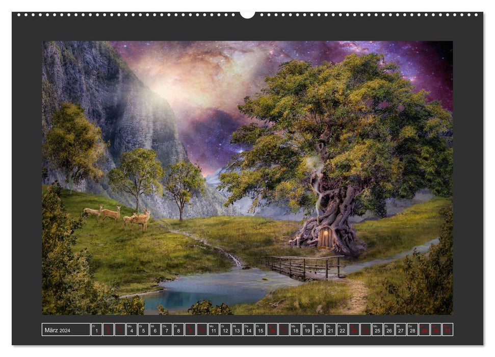 Magical realms (CALVENDO wall calendar 2024) 