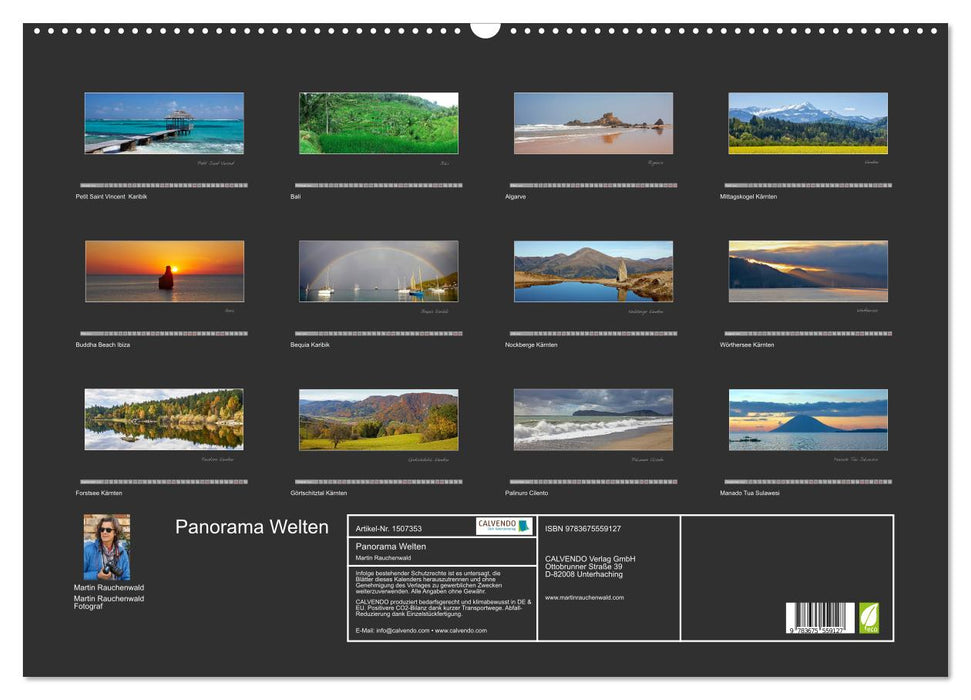 Panorama Worlds (CALVENDO wall calendar 2024) 