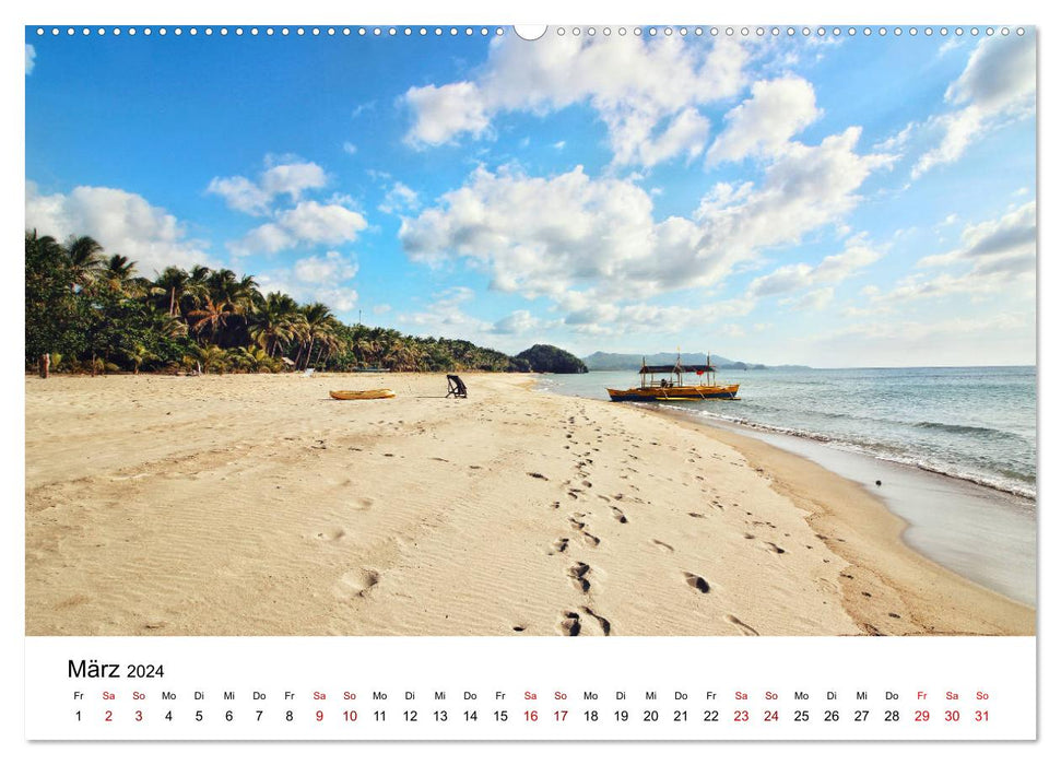 Philippines - Fascinating island worlds (CALVENDO wall calendar 2024) 