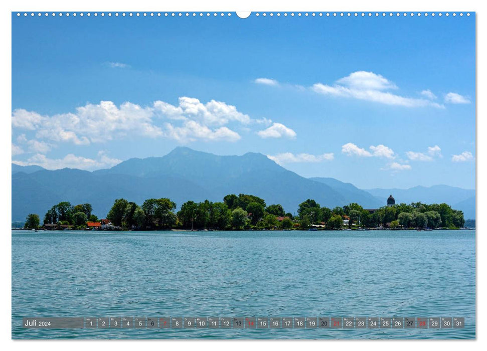 Traumhafter Chiemsee – Impressionen vom Bayerischen Meer (CALVENDO Premium Wandkalender 2024)