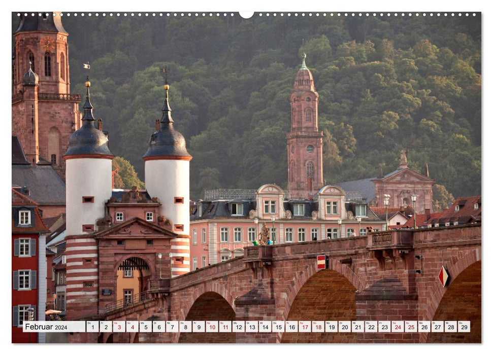 Heidelberg - Baden-Württemberg (CALVENDO Wandkalender 2024)