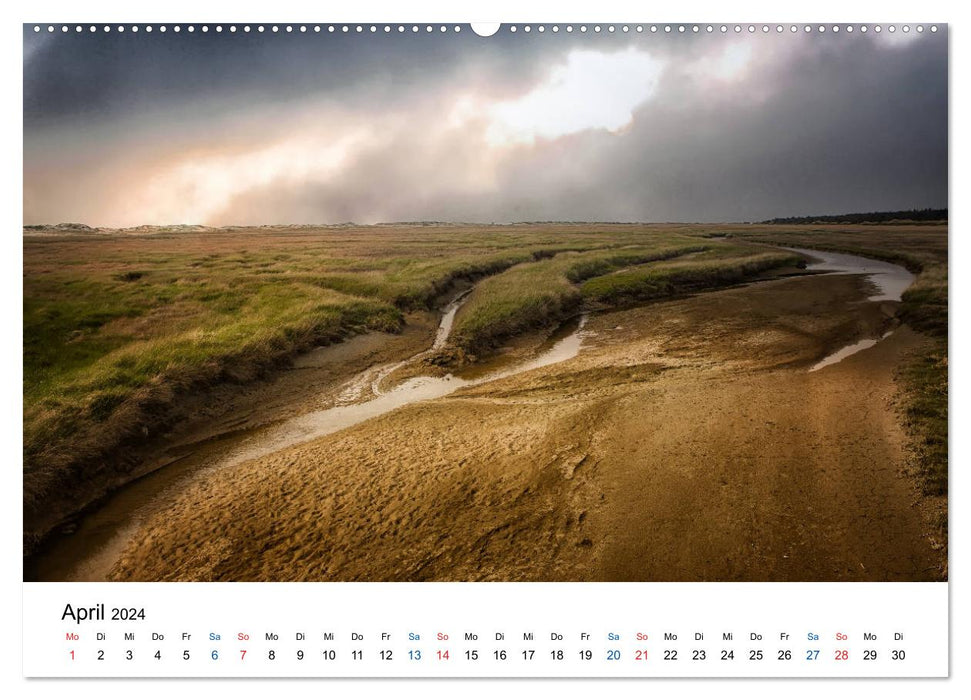 Lighting atmospheres in Sankt Peter-Ording (CALVENDO wall calendar 2024) 