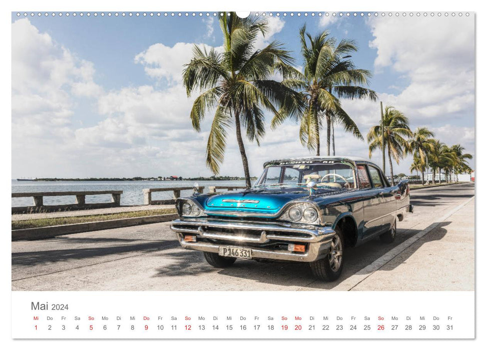 Kuba, karibische Träume (CALVENDO Premium Wandkalender 2024)