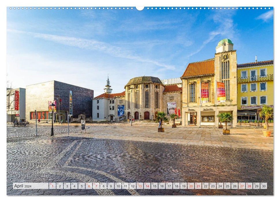 Bremerhaven Stadtansichten (CALVENDO Premium Wandkalender 2024)