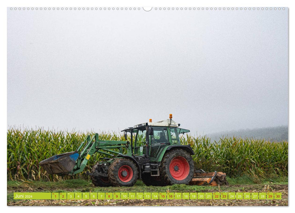 Landwirtschaft - Maisernte (CALVENDO Premium Wandkalender 2024)