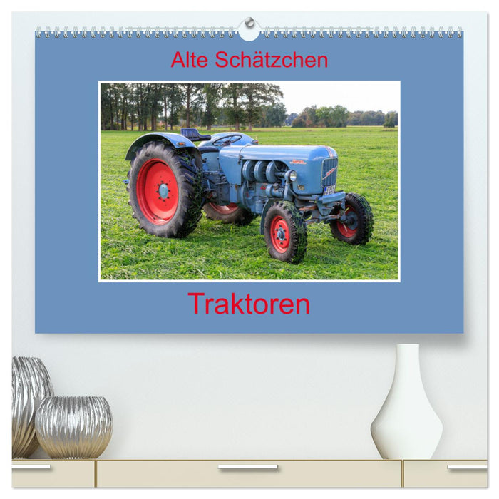 Alte Schätzchen - Traktoren (CALVENDO Premium Wandkalender 2024)