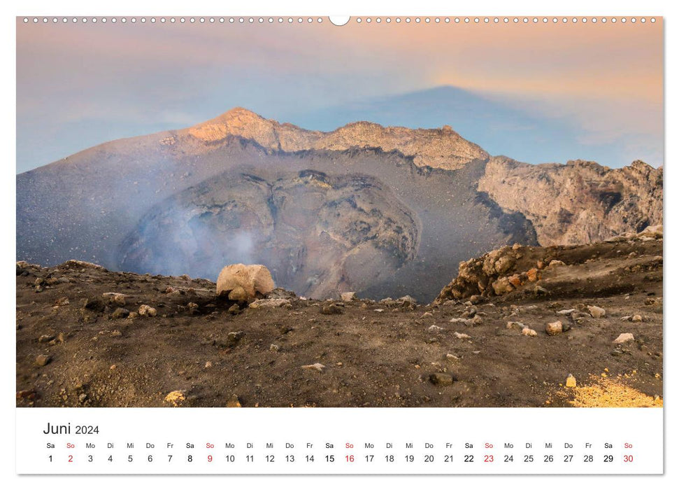 Vulkane 2024 (CALVENDO Premium Wandkalender 2024)