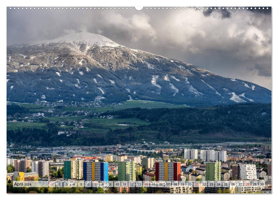 Innsbruck - Hauptstadt der Alpen (CALVENDO Premium Wandkalender 2024)