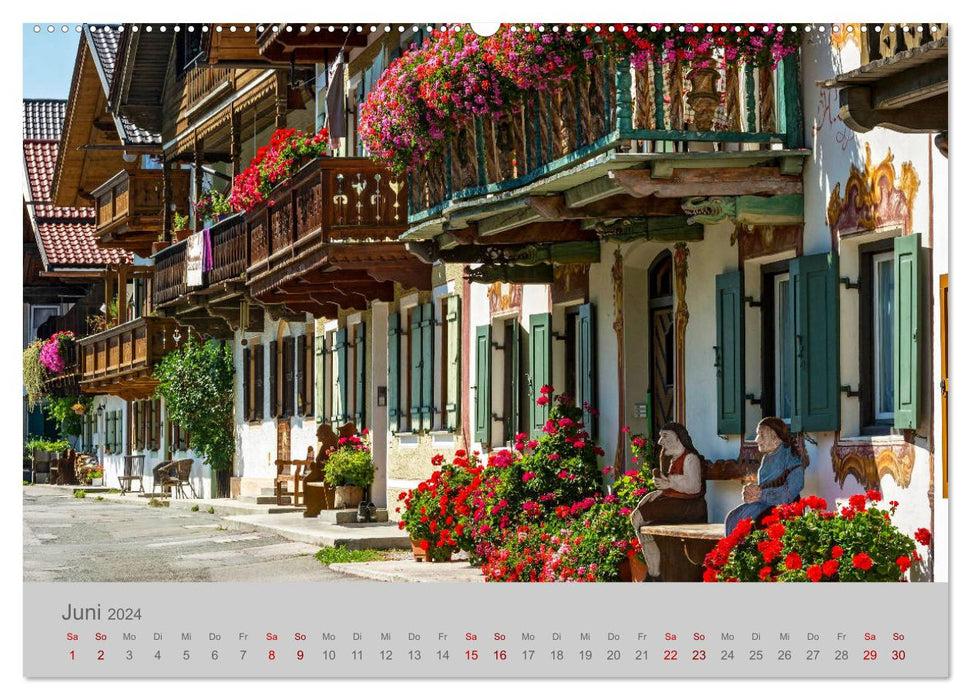 Garmisch-Partenkirchen Werdenfelser Land (CALVENDO Premium Wandkalender 2024)