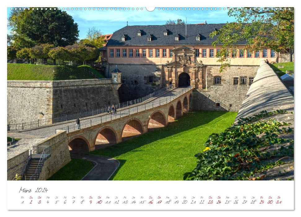 Erfurt - Die Landeshauptstadt mit Geschichte (CALVENDO Premium Wandkalender 2024)