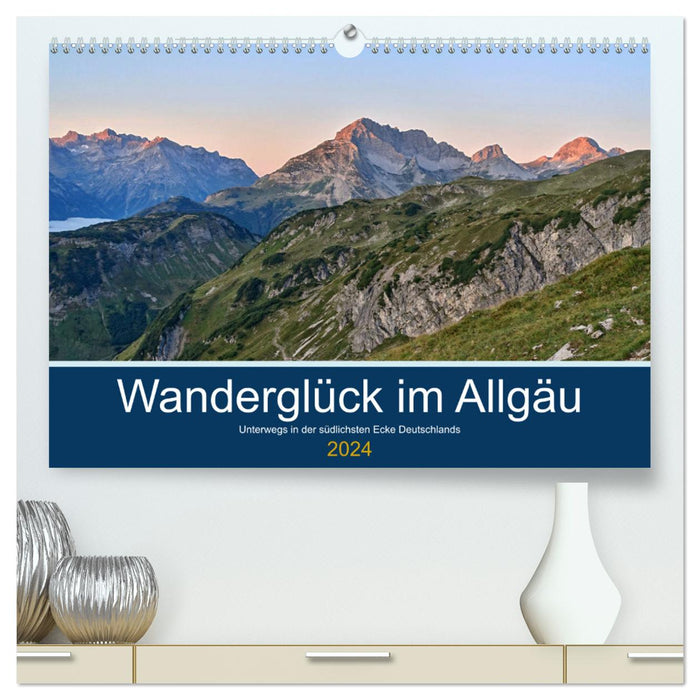 Wanderglück im Allgäu (CALVENDO Premium Wandkalender 2024)
