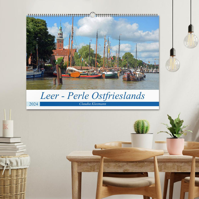 Leer - Perle Ostfrieslands (CALVENDO Wandkalender 2024)