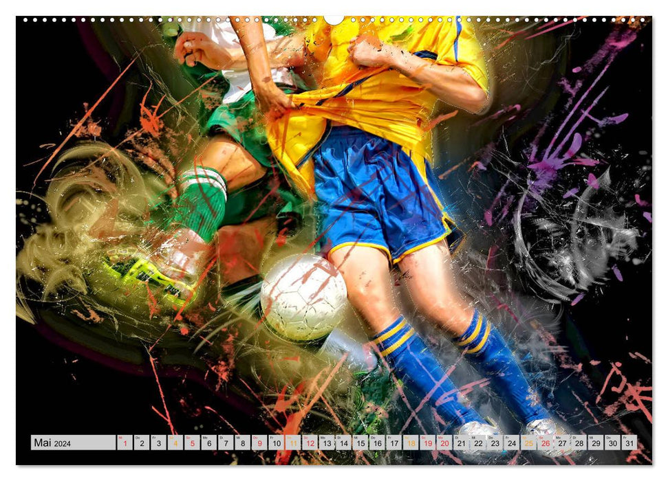Fußball - extrem (CALVENDO Wandkalender 2024)