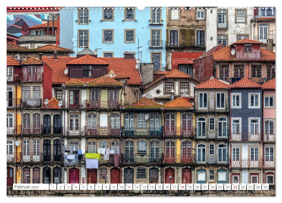 Portugal, der bunte Süden Europas (CALVENDO Wandkalender 2024)