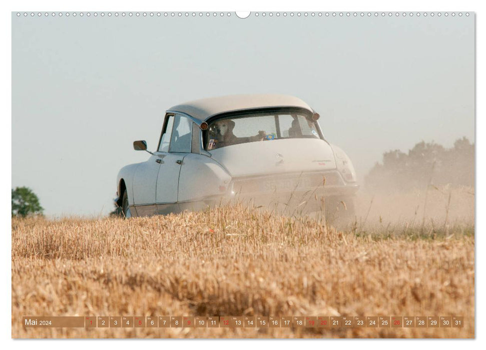 Citroën DS Göttin im Mittelrheintal (CALVENDO Premium Wandkalender 2024)