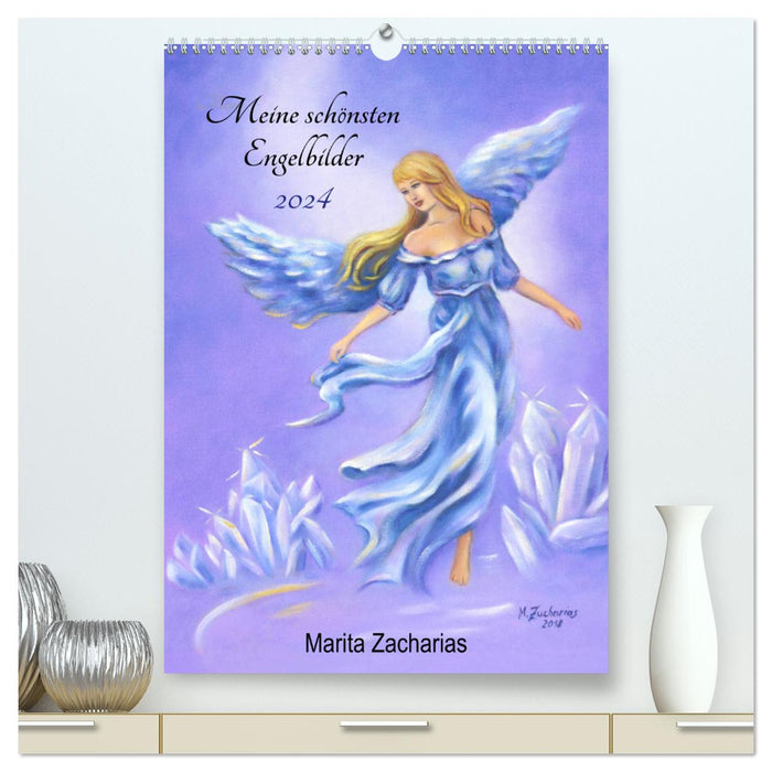 Meine schönsten Engelbilder - Marita Zacharias (CALVENDO Premium Wandkalender 2024)