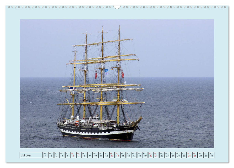 Segelschulschiffe aus aller Welt (CALVENDO Premium Wandkalender 2024)