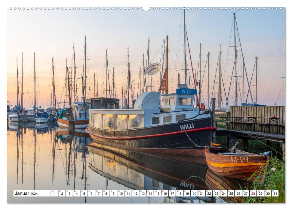 Schiff und Segel - HIDDENSEE (CALVENDO Premium Wandkalender 2024)