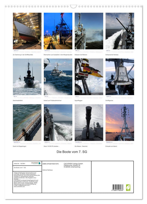 Die Boote vom 7. SG (CALVENDO Wandkalender 2024)