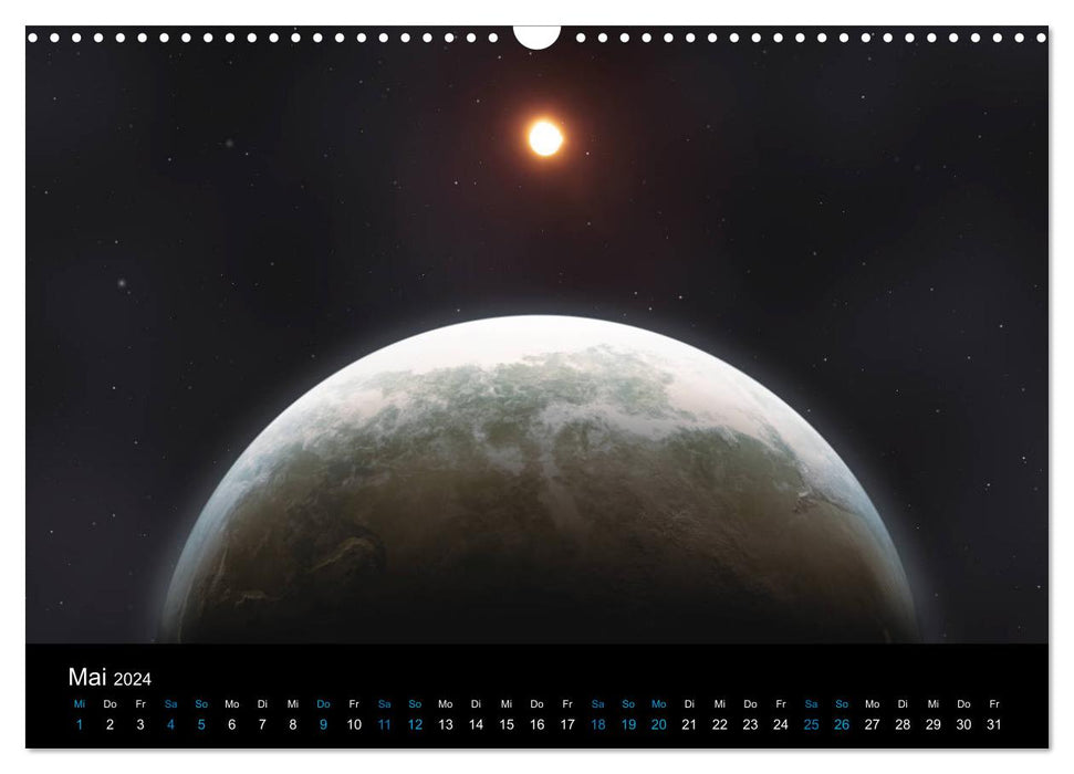 Weit entfernte unbekannte Welten (CALVENDO Wandkalender 2024)