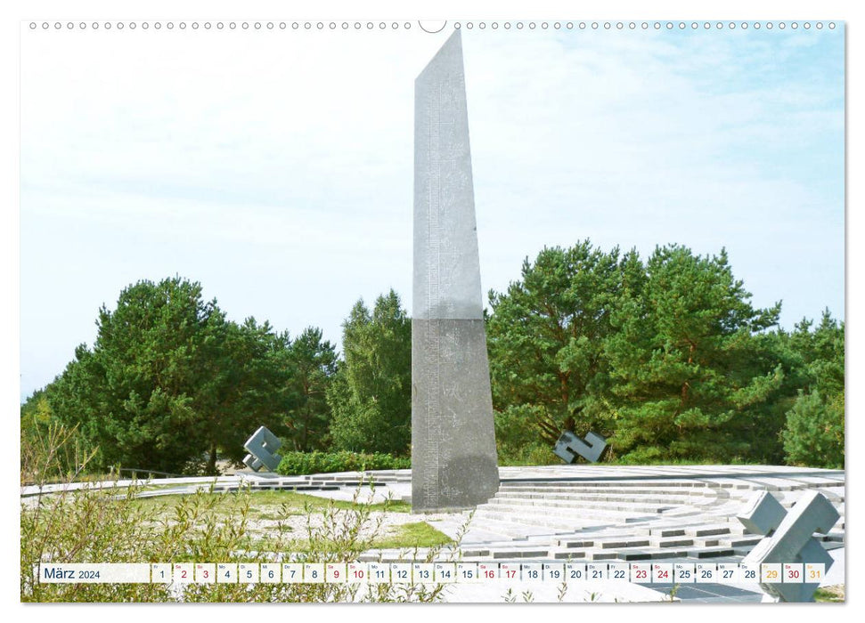 Kurische Nehrung: am längsten Ostsee-Strand (CALVENDO Premium Wandkalender 2024)