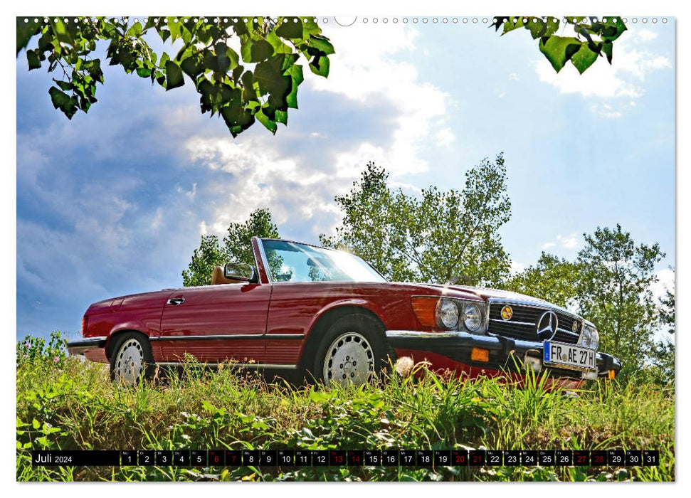 Une étoile pour l'Amérique - Mercedes Benz 560 SL (Calvendo Premium Wall Calendar 2024) 