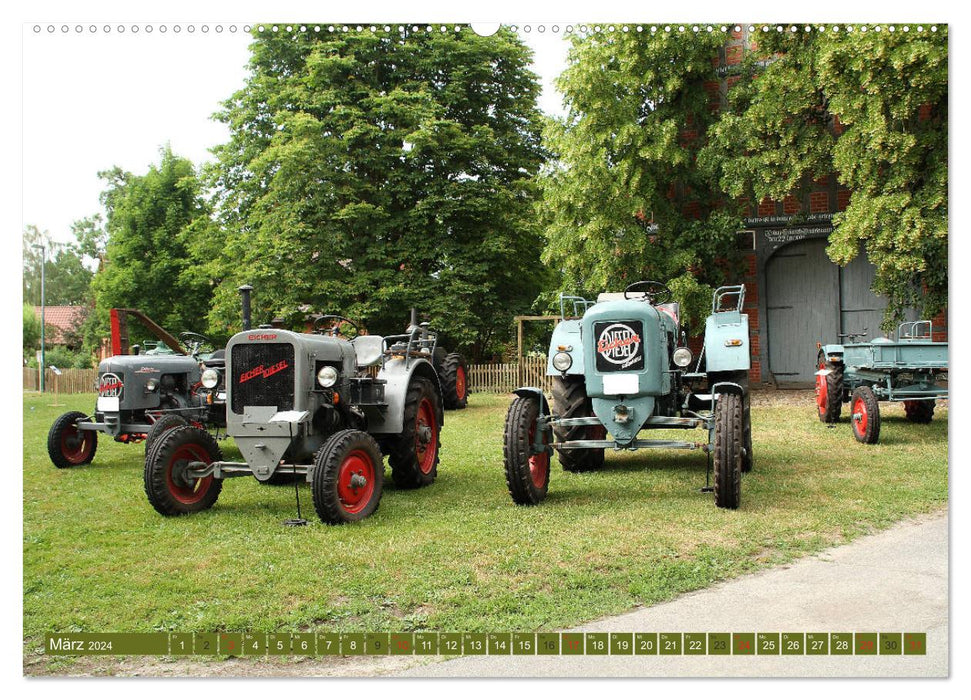Traktoren - Altgediente Veteranen (CALVENDO Premium Wandkalender 2024)