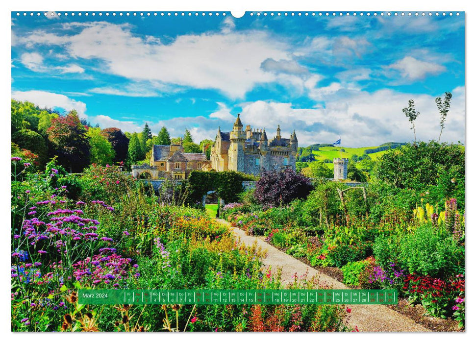 Schottlands Burgen und Schlösser (CALVENDO Premium Wandkalender 2024)