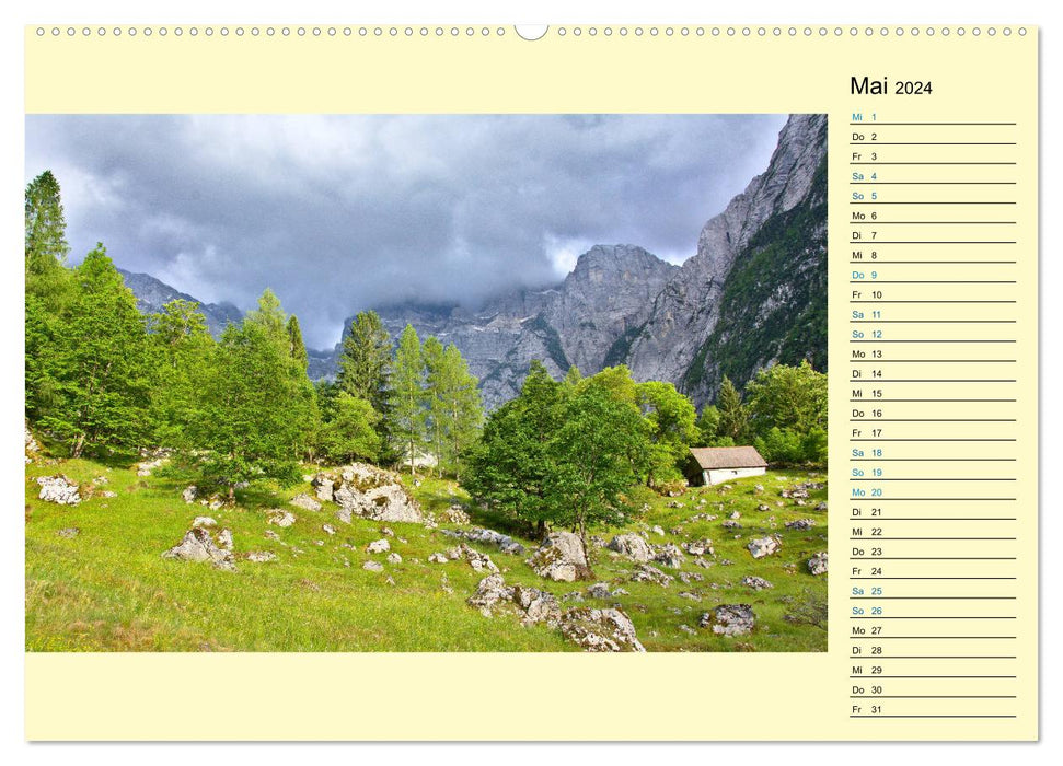 Slowenien - Impressionen eines Naturjuwels (CALVENDO Wandkalender 2024)