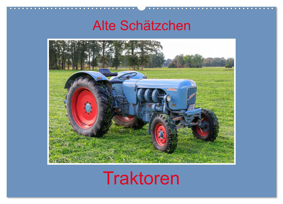 Alte Schätzchen - Traktoren (CALVENDO Wandkalender 2024)