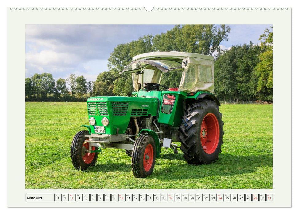Alte Schätzchen - Traktoren (CALVENDO Wandkalender 2024)