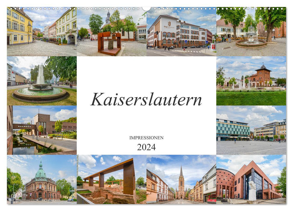 Kaiserslautern Impressionen (CALVENDO Wandkalender 2024)