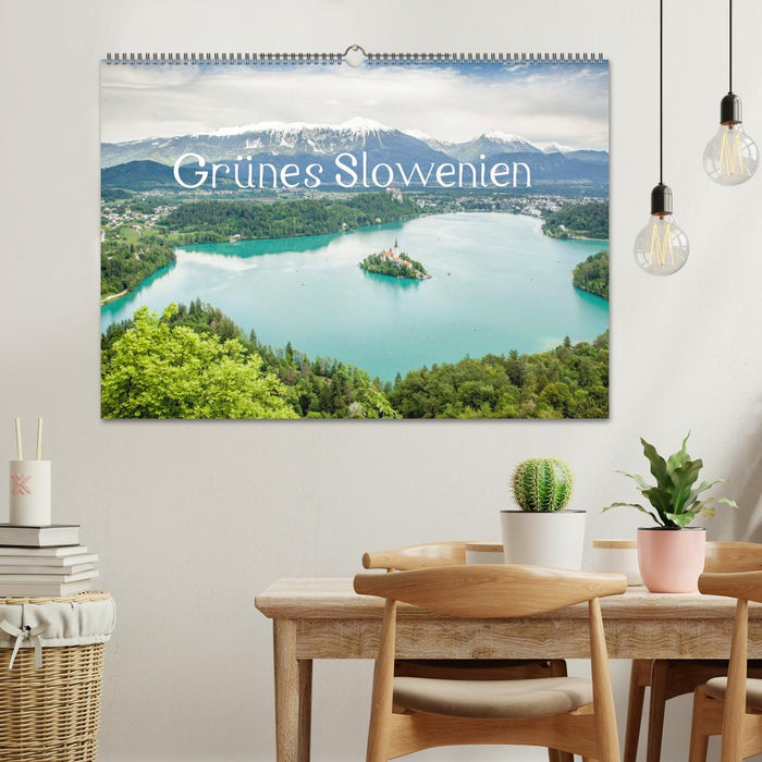 Grünes Slowenien (CALVENDO Wandkalender 2024)