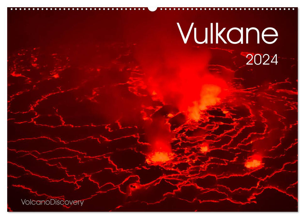 Volcans 2024 (Calendrier mural CALVENDO 2024) 