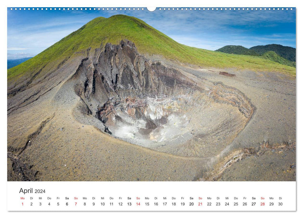 Vulkane 2024 (CALVENDO Wandkalender 2024)