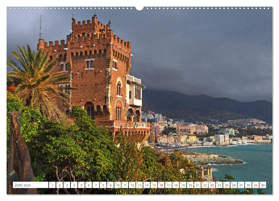 Genua - Die facettenreiche Schönheit (CALVENDO Premium Wandkalender 2024)