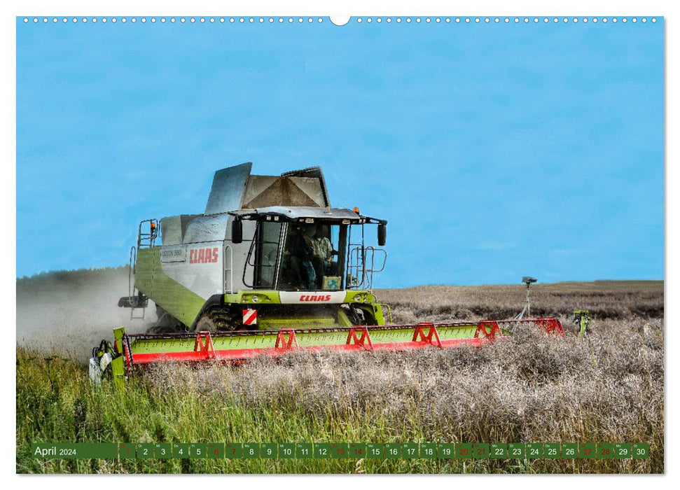 Landwirtschaft - Giganten im Kornfeld (CALVENDO Premium Wandkalender 2024)