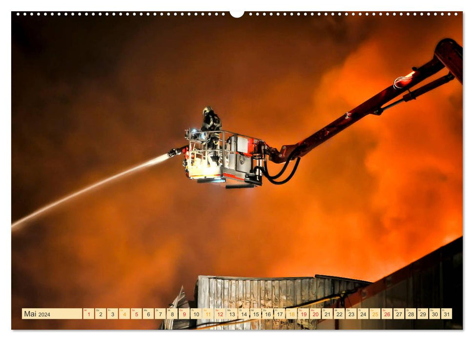Fire Department - Operations (CALVENDO Premium Wall Calendar 2024) 