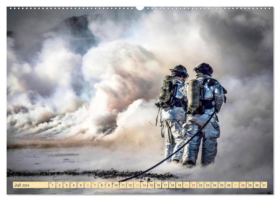 Feuerwehr - Einsätze (CALVENDO Premium Wandkalender 2024)